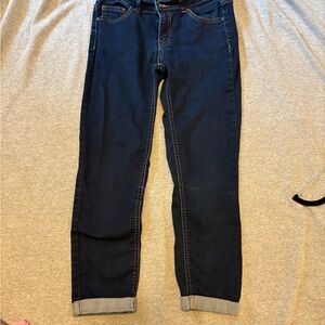 Wax Jean Dark Indigo Ankle Jeans
